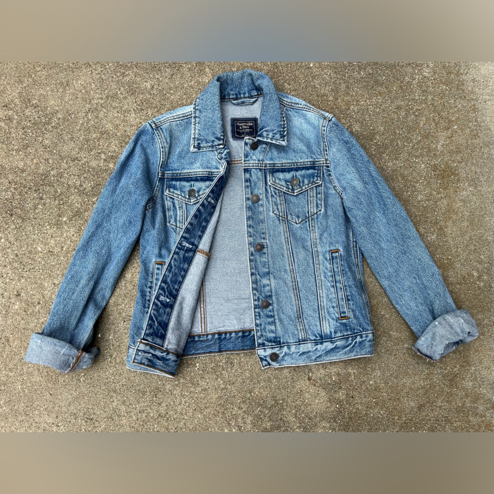 Abercrombie & Fitch Blue Jean Jacket